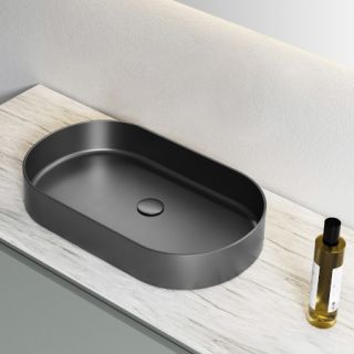 Раковина AltroBagno Eterno 001026 MtGr из нержавеющей стали сталь оружейная